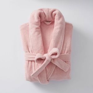 Brookstone | New Soft Plush Pink Bathrobe